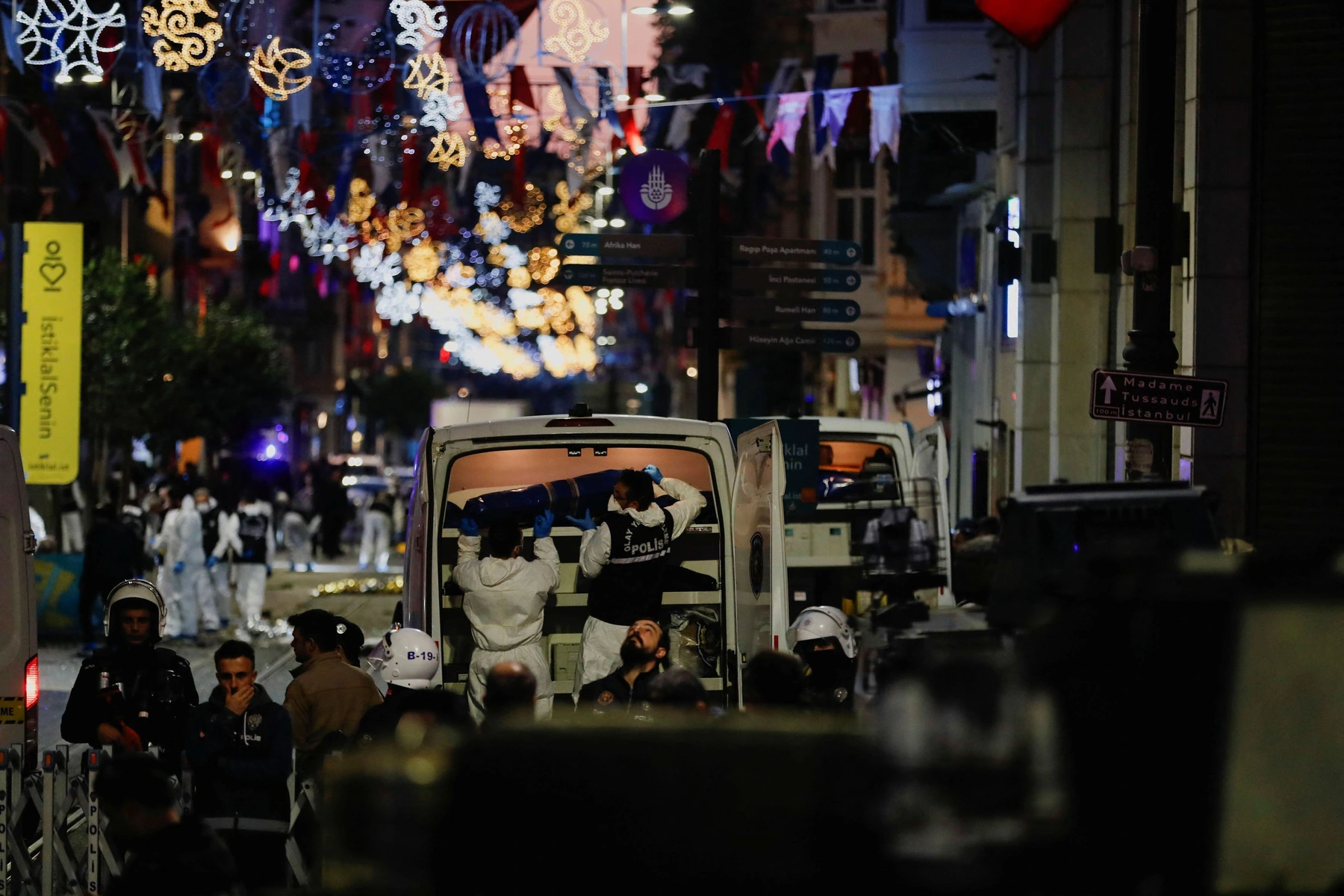 İstiklal Avenue · 13 November 2022 — emergency response after the blast