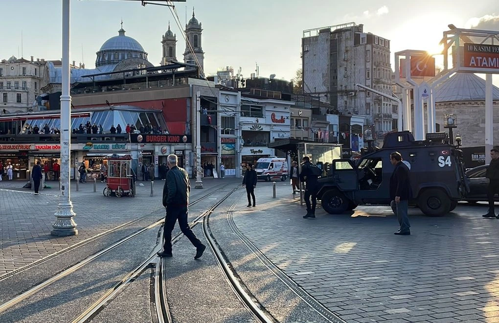 İstanbul · 13 November 2022 — police response near İstiklal Avenue